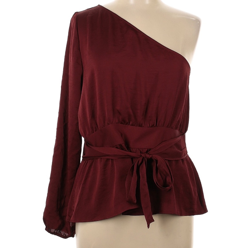 Single Arm Maroon Blouse